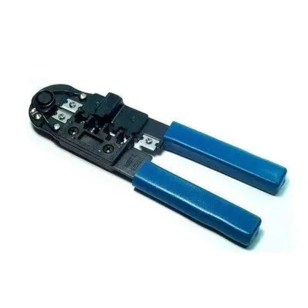 Tenaza crimpadora NANOCABLE para conectores RJ45, herramienta de redes para crimpado preciso de cables Ethernet.