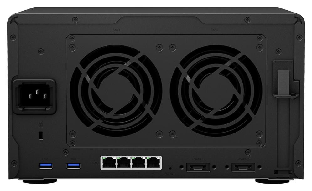 NAS SYNOLOGY DISKSTATION DS1621+ 6 BAHIAS 108T - detalle