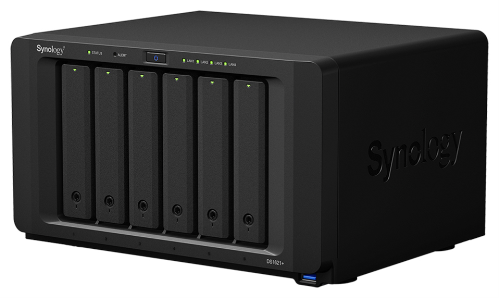NAS SYNOLOGY DISKSTATION DS1621+ 6 BAHIAS 108T - detalle