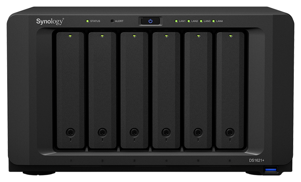 NAS SYNOLOGY DISKSTATION DS1621+ 6 BAHIAS 108T