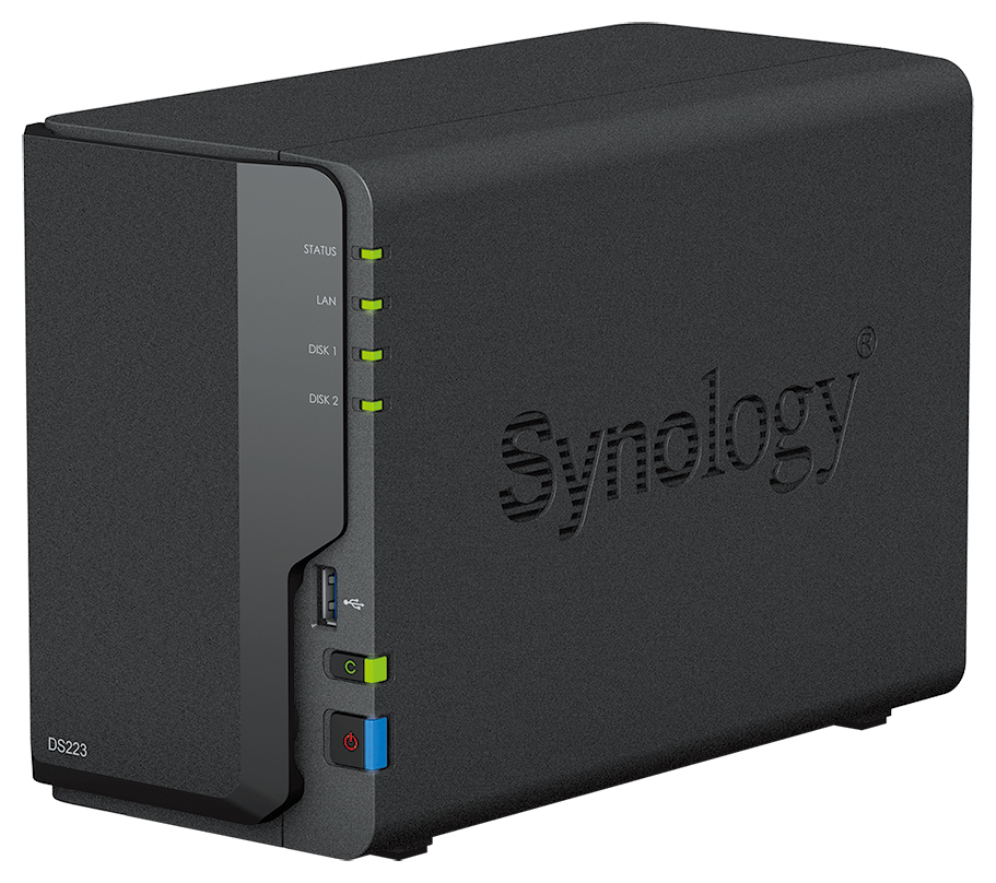 NAS SYNOLOGY DS223 ESCRITORIO REALTEK RTD1619B - detalle