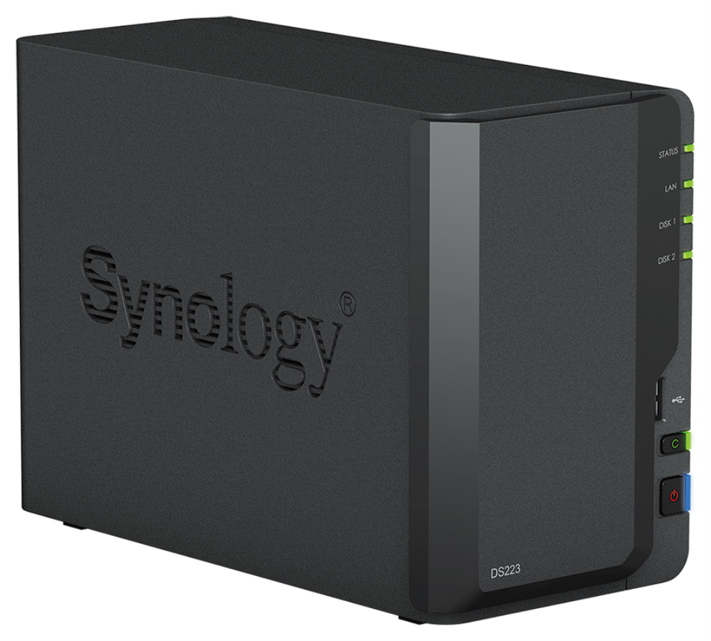 NAS SYNOLOGY DS223 ESCRITORIO REALTEK RTD1619B - detalle