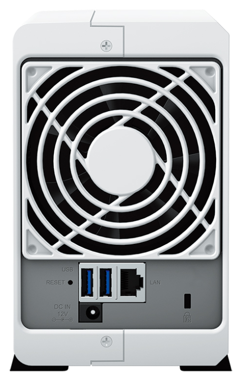 NAS SYNOLOGY DS223J ETHERNET BLANCO RTD1619B - detalle