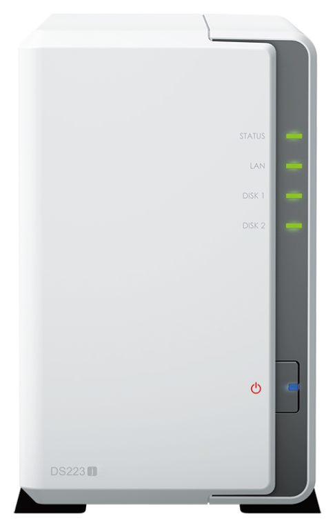 NAS SYNOLOGY DS223J ETHERNET BLANCO RTD1619B