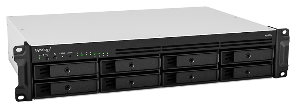 NAS SYNOLOGY RS1221+8 bay NAS 2.4Ghz Quadcore CPUSynology RackStation RS1 - detalle