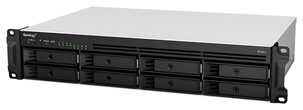 NAS SYNOLOGY RS1221+8 bay NAS 2.4Ghz Quadcore CPUSynology RackStation RS1 - detalle