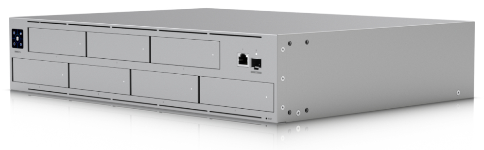 NAS UBIQUITI UNAS-PRO 2U RACK-MOUNT 7 BAY - detalle