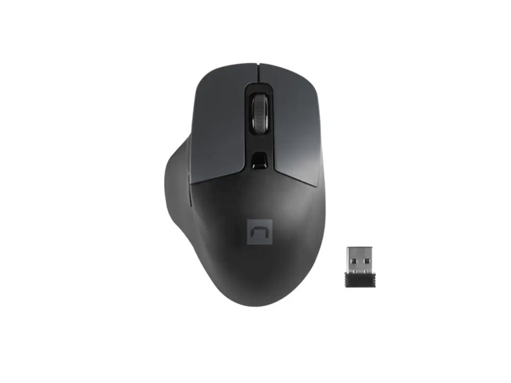 NATEC BlackBird 2 ratón Oficina Ambidextro RF inalámbrico IR LED 1600 DPI