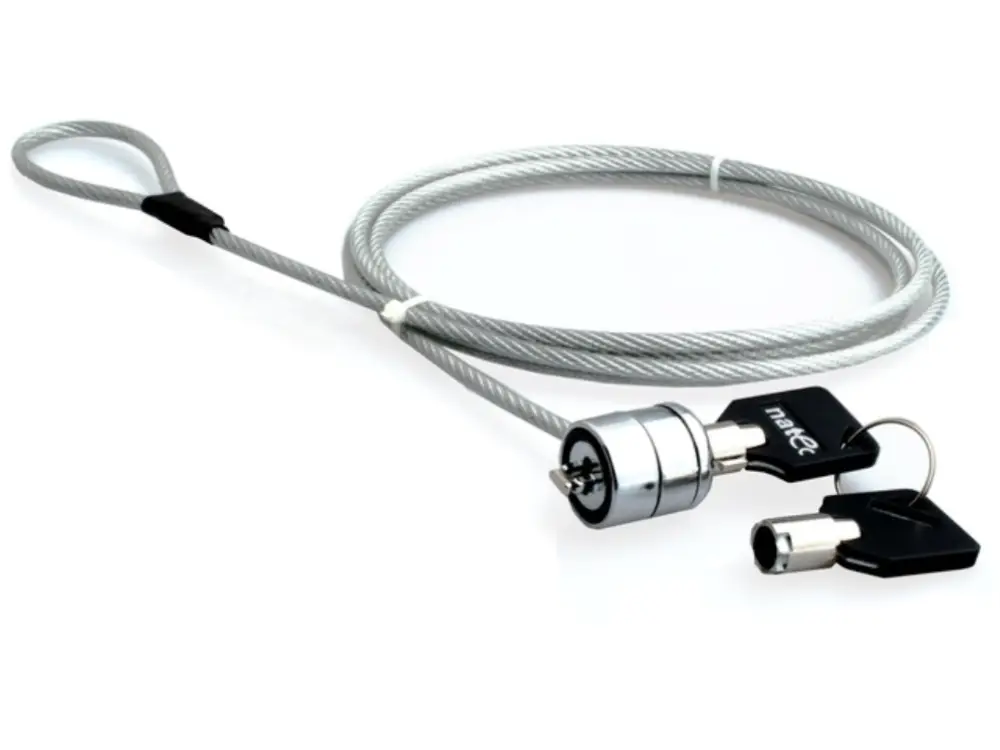 NATEC LOBSTER KEY cable antirrobo Metálico 1.8 m