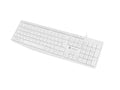 NATEC NKL-1949 teclado Universal USB QWERTY Español Blanco