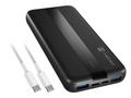 NATEC TREVI SLIM Q V2 Polímero de litio 10000 mAh Negro