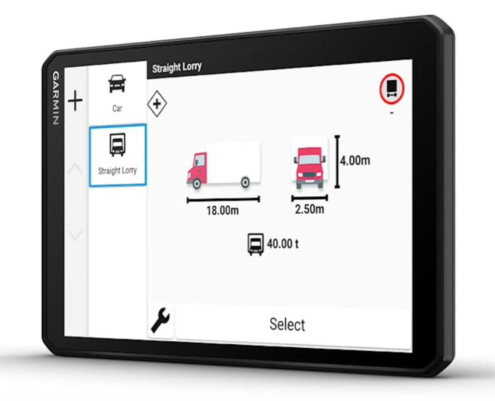 NAVEGADOR GPS GARMIN LGV820 TACTIL - detalle