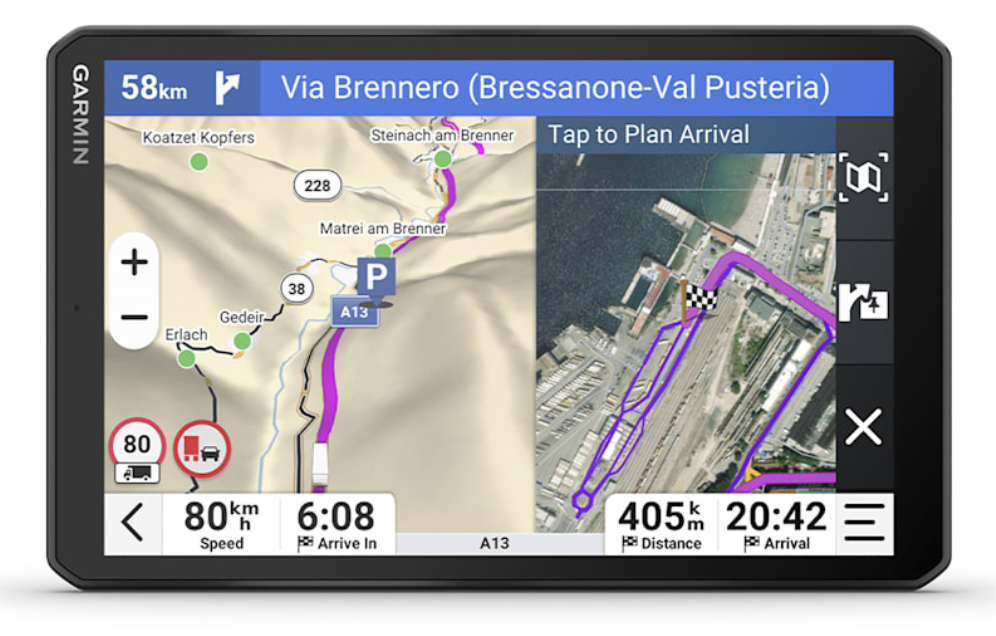 NAVEGADOR GPS GARMIN LGV820 TACTIL