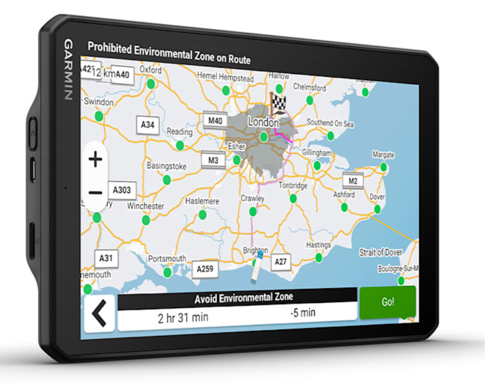 NAVEGADOR GPS GARMIN LGV820 TACTIL - detalle