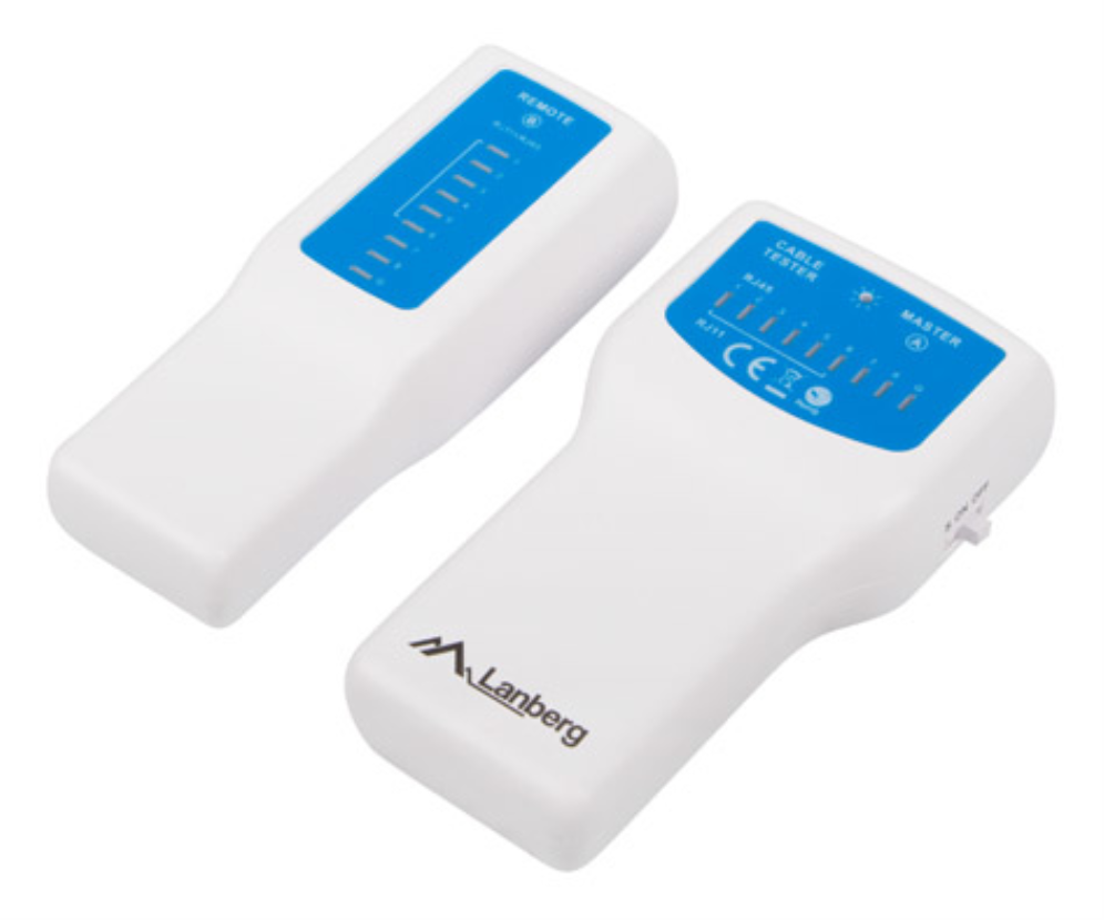 NETWORK TESTER LANBERG RJ45/RJ11 - detalle