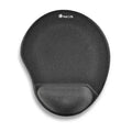 Alfombrilla ergonómica NGS con base de gel y soporte para accesorios de PC, ideal para comodidad en uso prolongado.