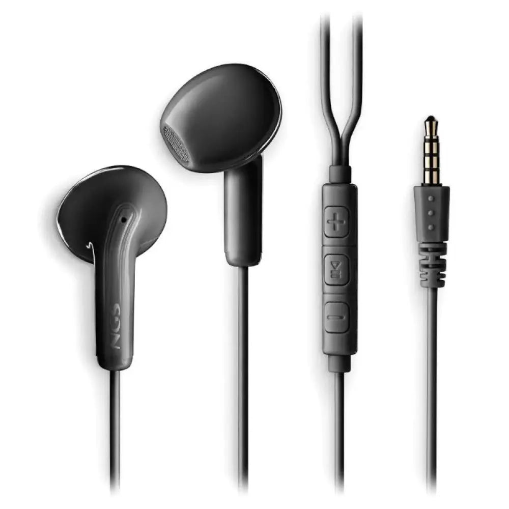NGS Auricular Negro Estéreo Cable JACK 3.5 Mm - detalle
