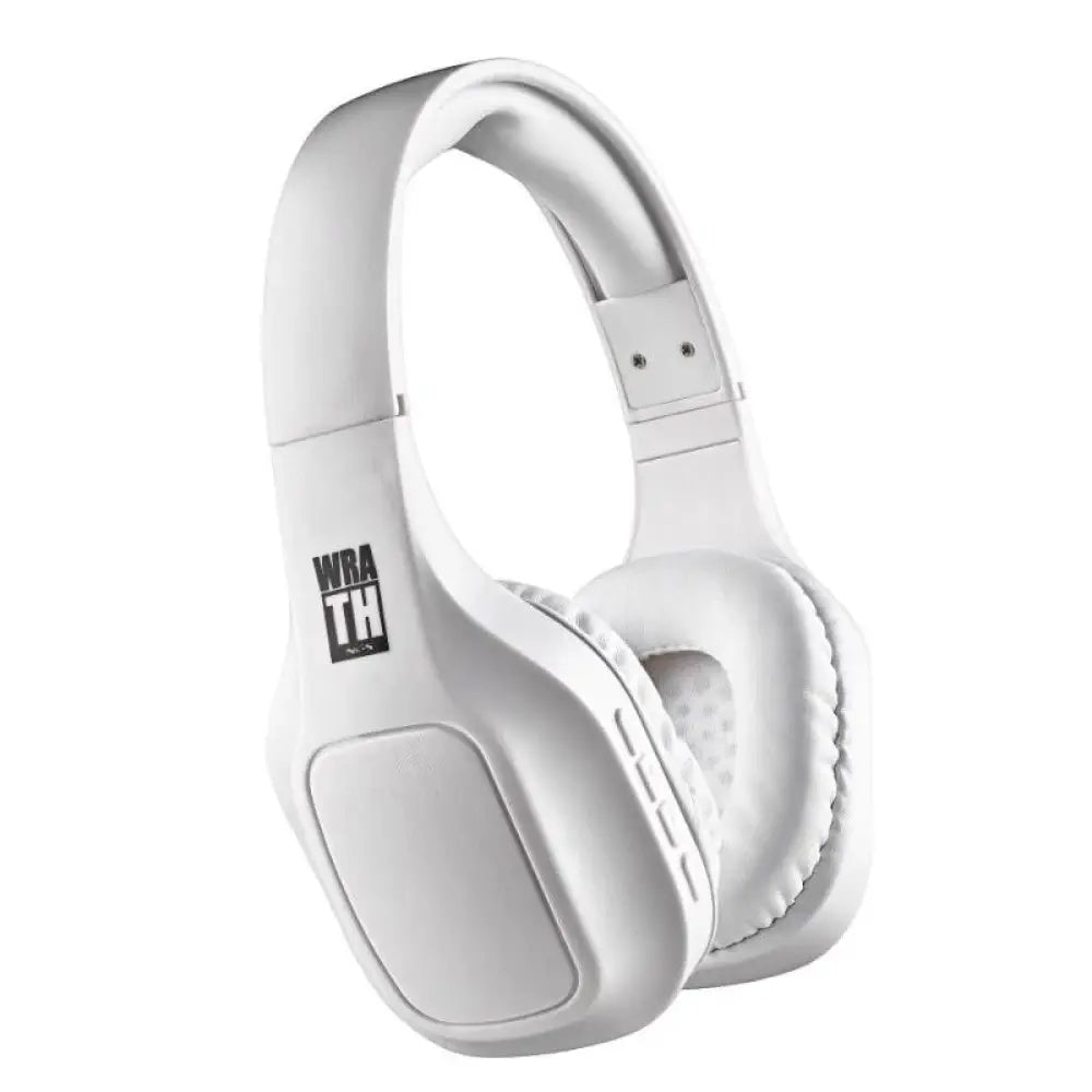 Auriculares NGS supraurales con micrófono, inalámbricos y en color blanco, ideales para gaming y comunicación.