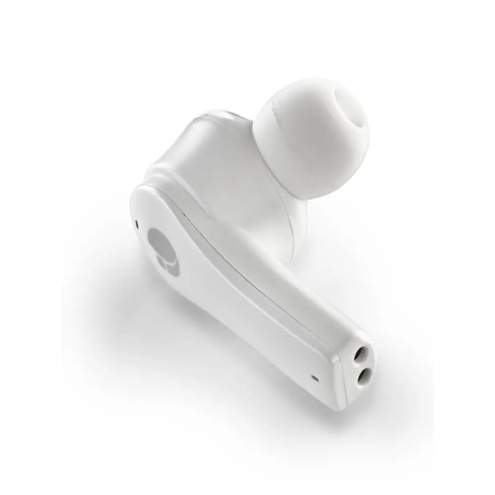 Auriculares NGS ARTICABLOOMWHITETRUE con micrófono, diseño blanco, ideales para llamadas y escuchar música.