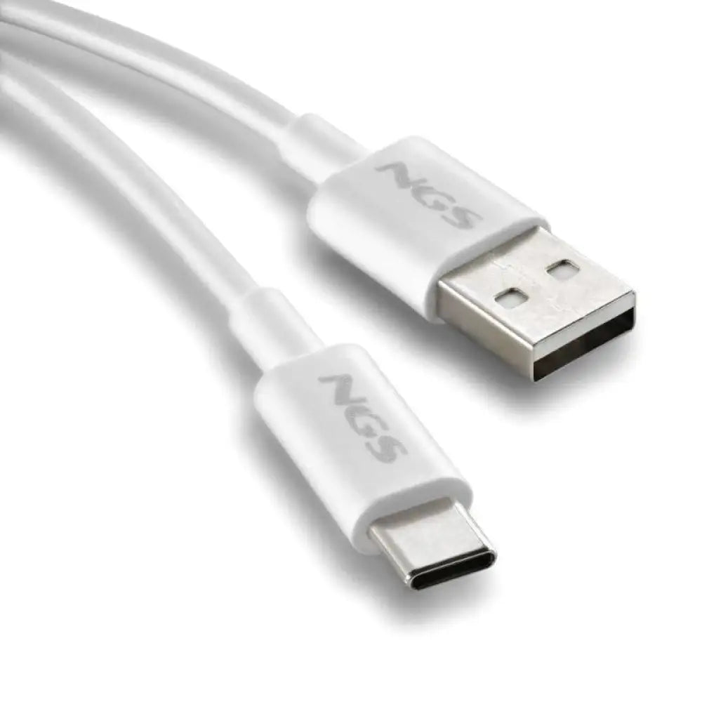 NGS CABLE CARGA RAPIDA USB-A A USB-C 1M BLANCO - detalle