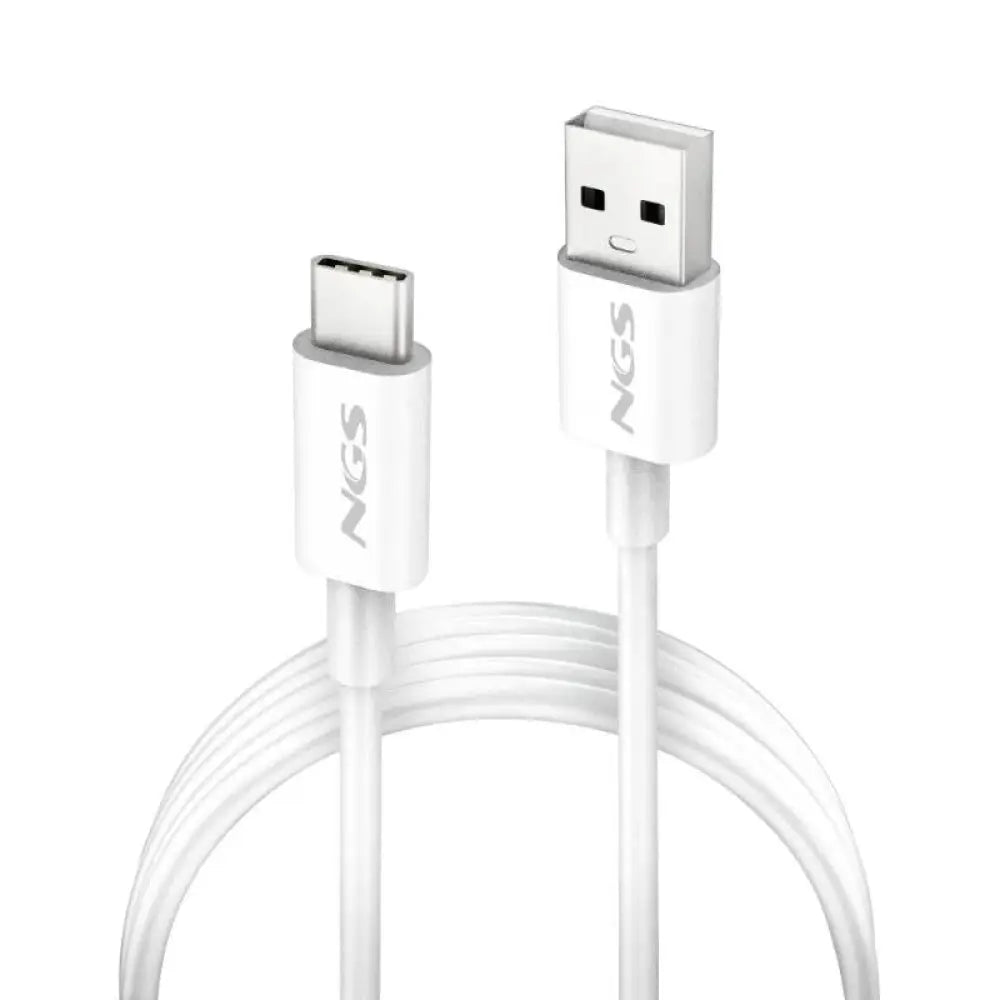 NGS CABLE CARGA RAPIDA USB-A A USB-C 1M BLANCO - detalle