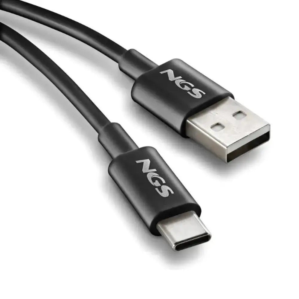 NGS CABLE CARGA RAPIDA USB-A A USB-C 1M NEGRO - detalle