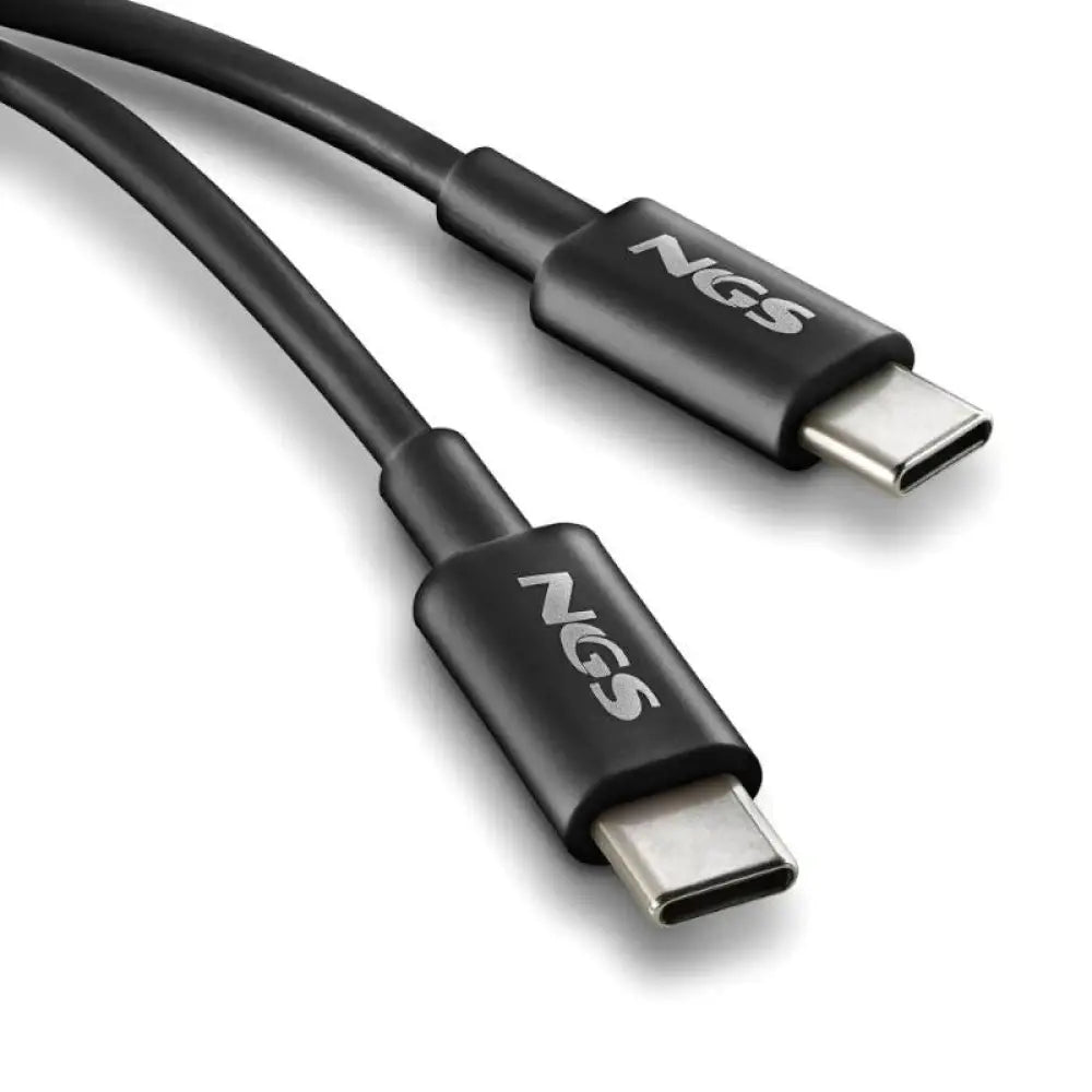 NGS CABLE CARGA RAPIDA USB-C A USB-C 1M NEGRO - detalle