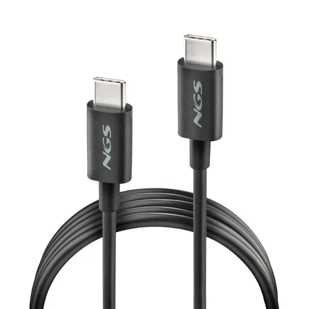NGS CABLE CARGA RAPIDA USB-C A USB-C 1M NEGRO - detalle