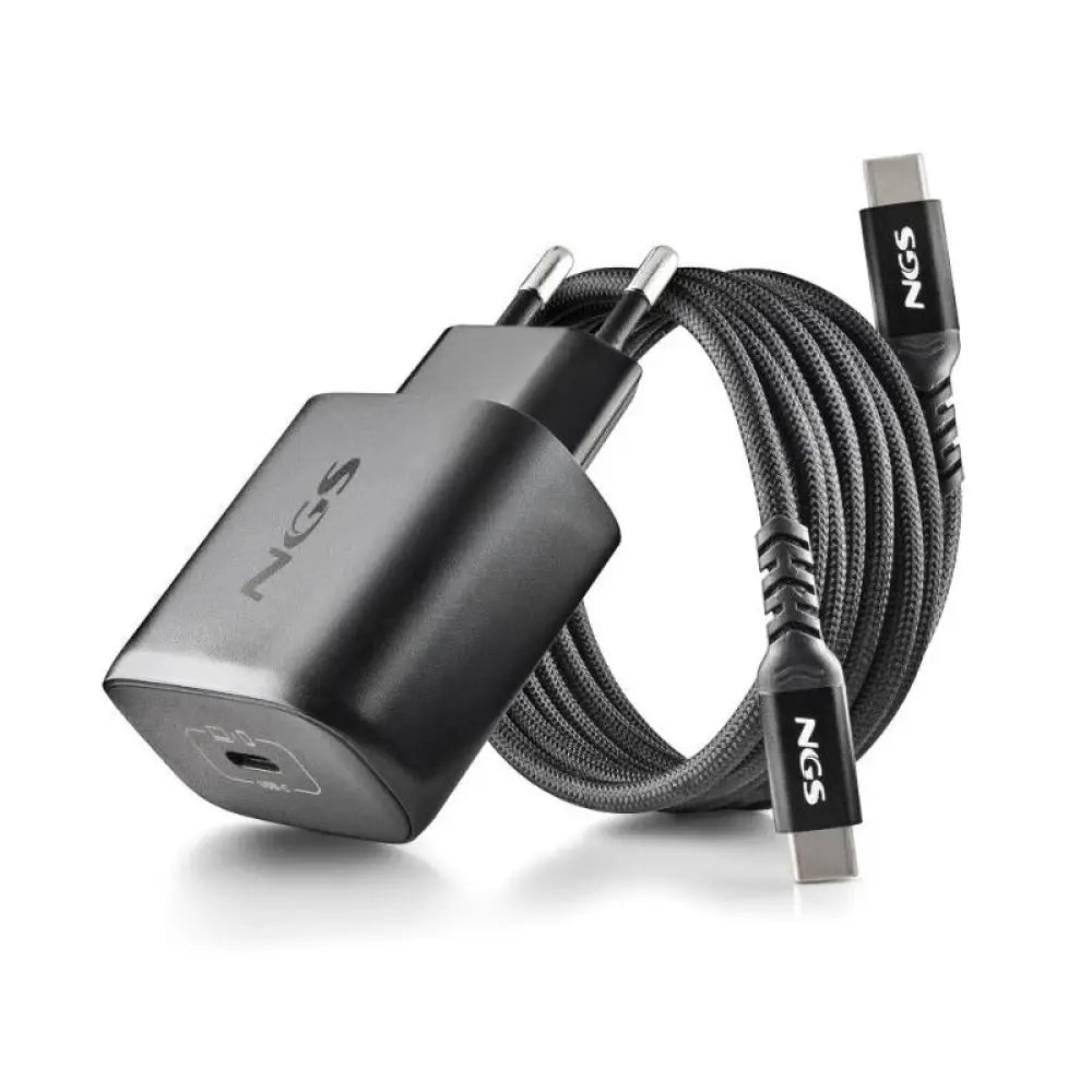 NGS CARGADOR GAN ULTRARAP 45W USB-C CON CABL - detalle