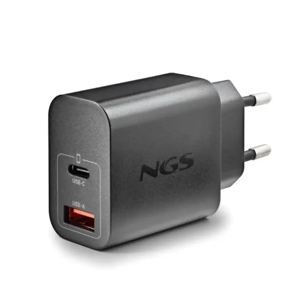 NGS CARGADOR GAN ULTRARAPIDO 30W USB-C+ USB-A - detalle