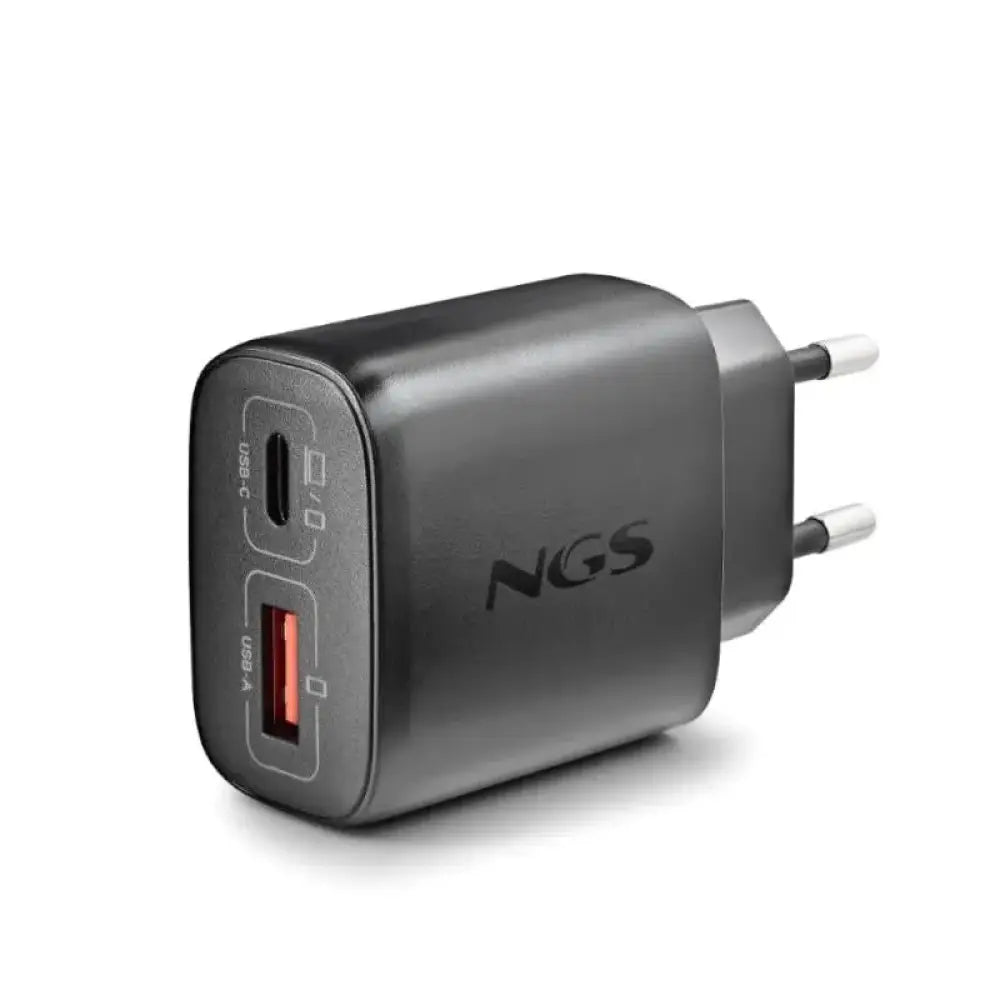NGS CARGADOR GAN ULTRARAPIDO 45W USB-C+ USB-A - detalle