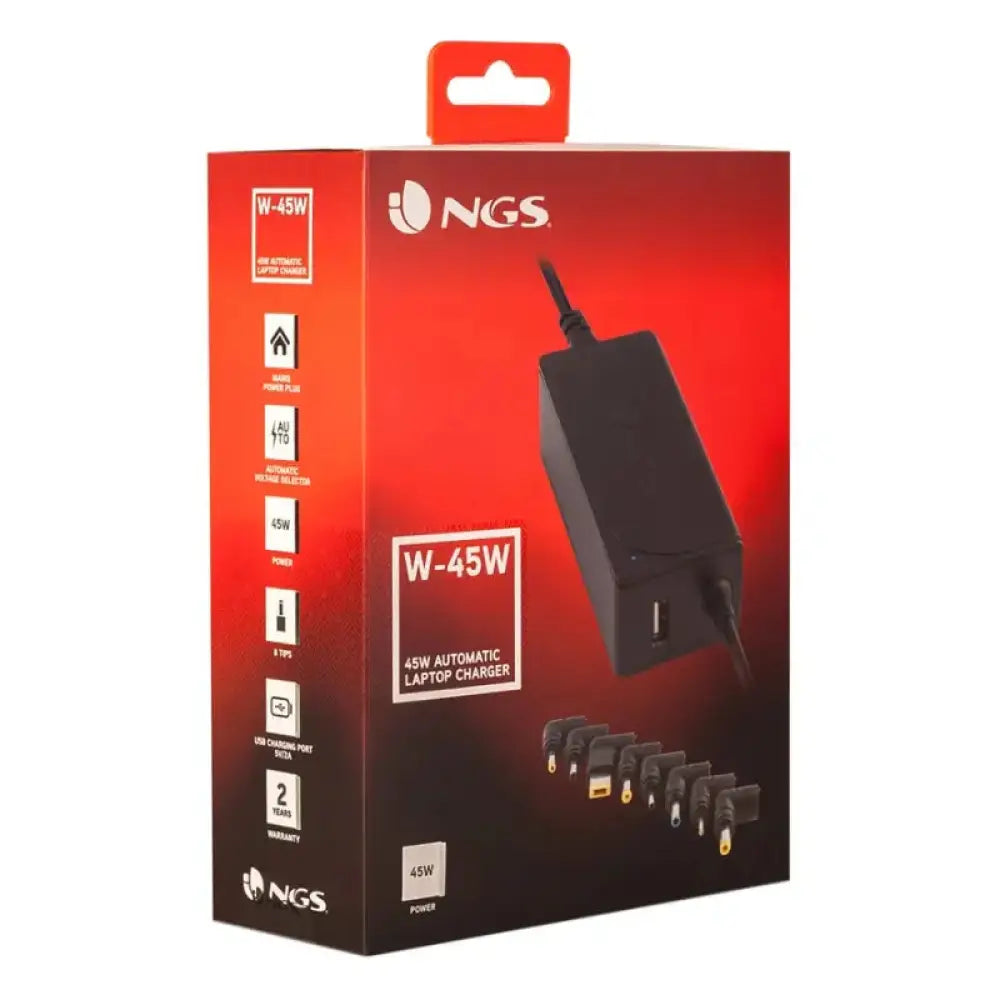 NGS  CARGADOR PARA PORTATIL 45W - detalle
