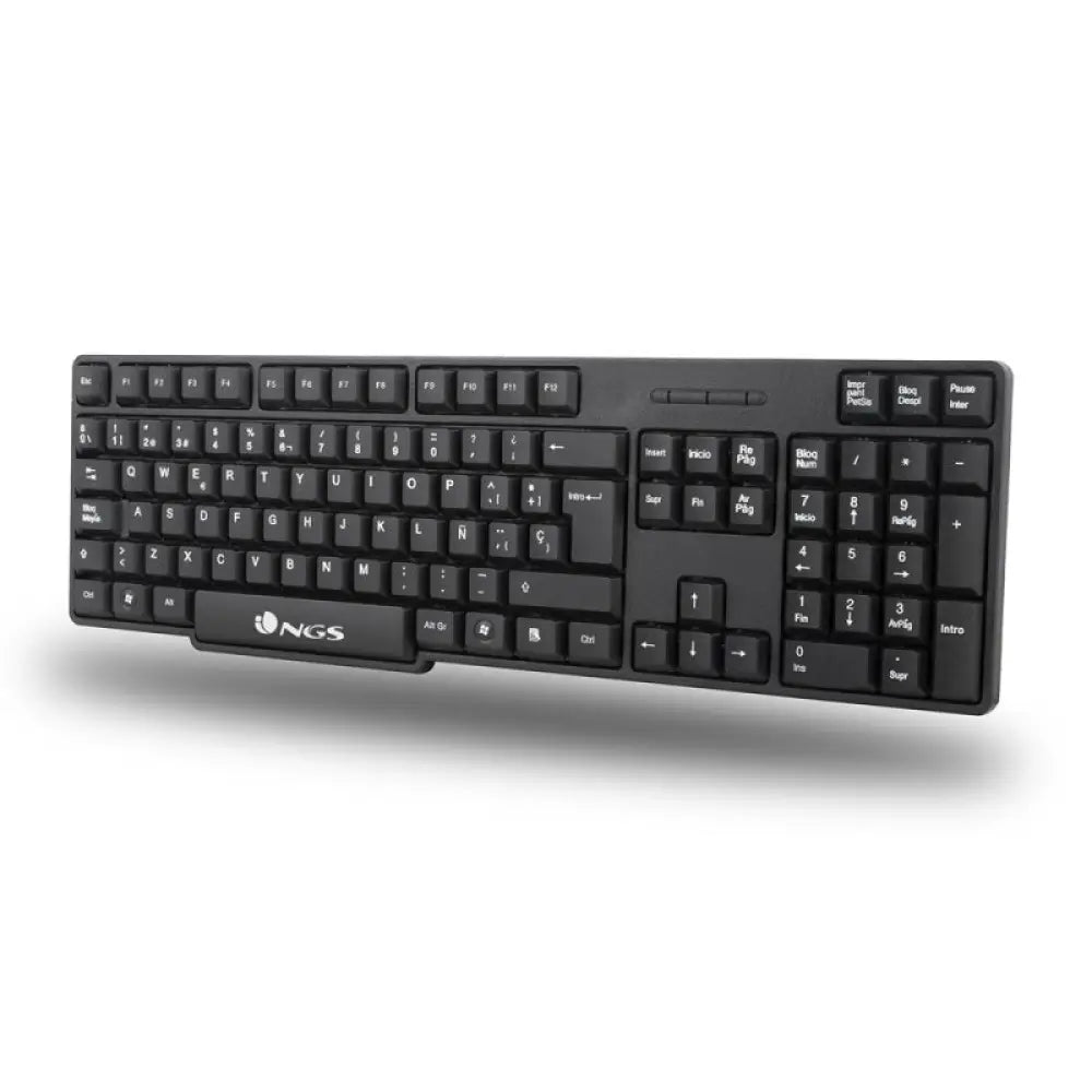 NGS EUPHORIAKIT TECL + RATON WIRELESS 2,4GHZ NEGRO - detalle