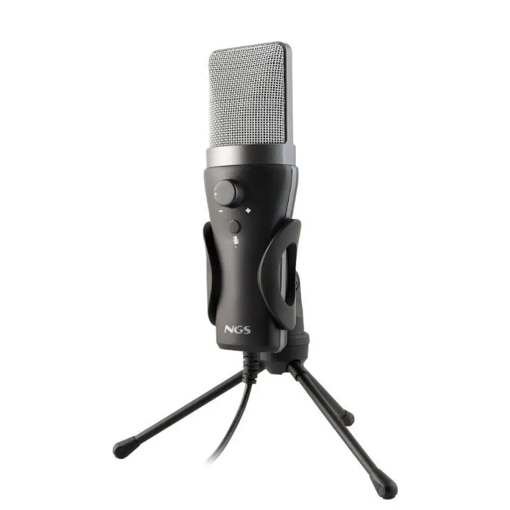 NGS Micrófono PC Usb con soporte tripode