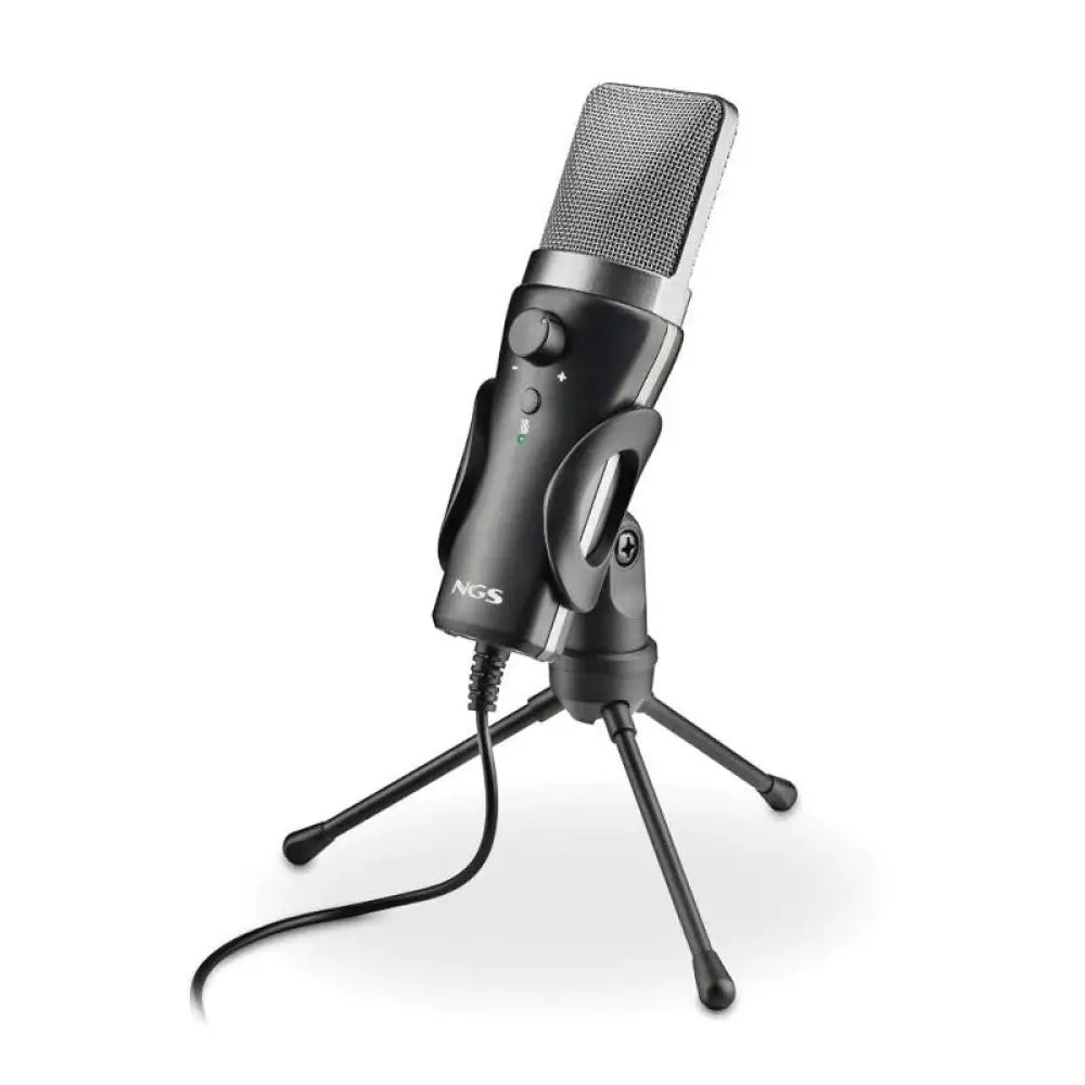 NGS Micrófono PC Usb con soporte tripode - detalle