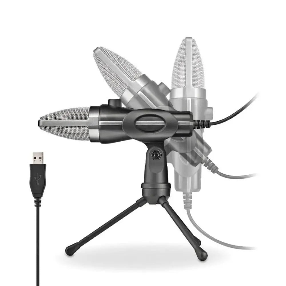 NGS Micrófono PC Usb con soporte tripode - detalle
