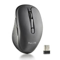 Ratón inalámbrico NGS Evopeep con sensor láser recargable y diseño ergonómico para mayor comodidad.