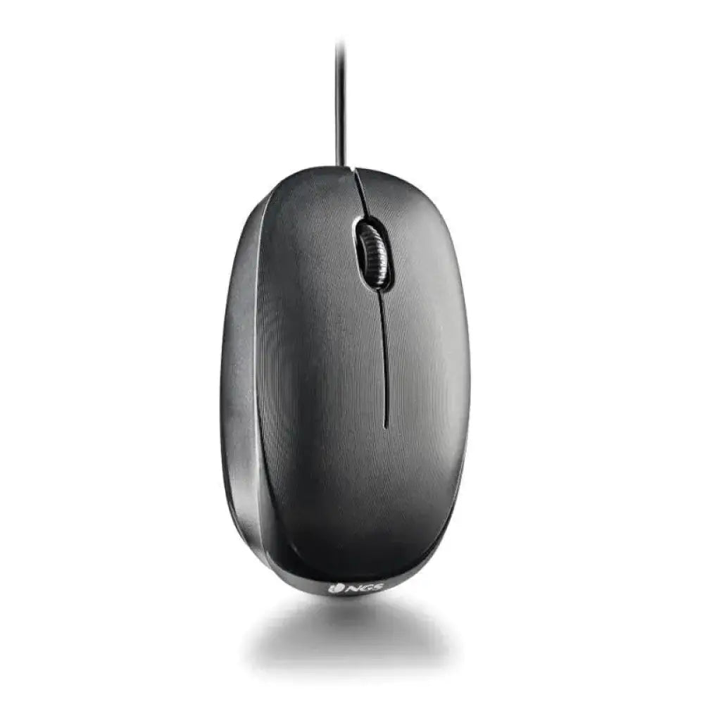 Ratón con cable NGS Flame-C Óptico, diseño ligero y ergonómico, ideal para uso en oficina y gaming.