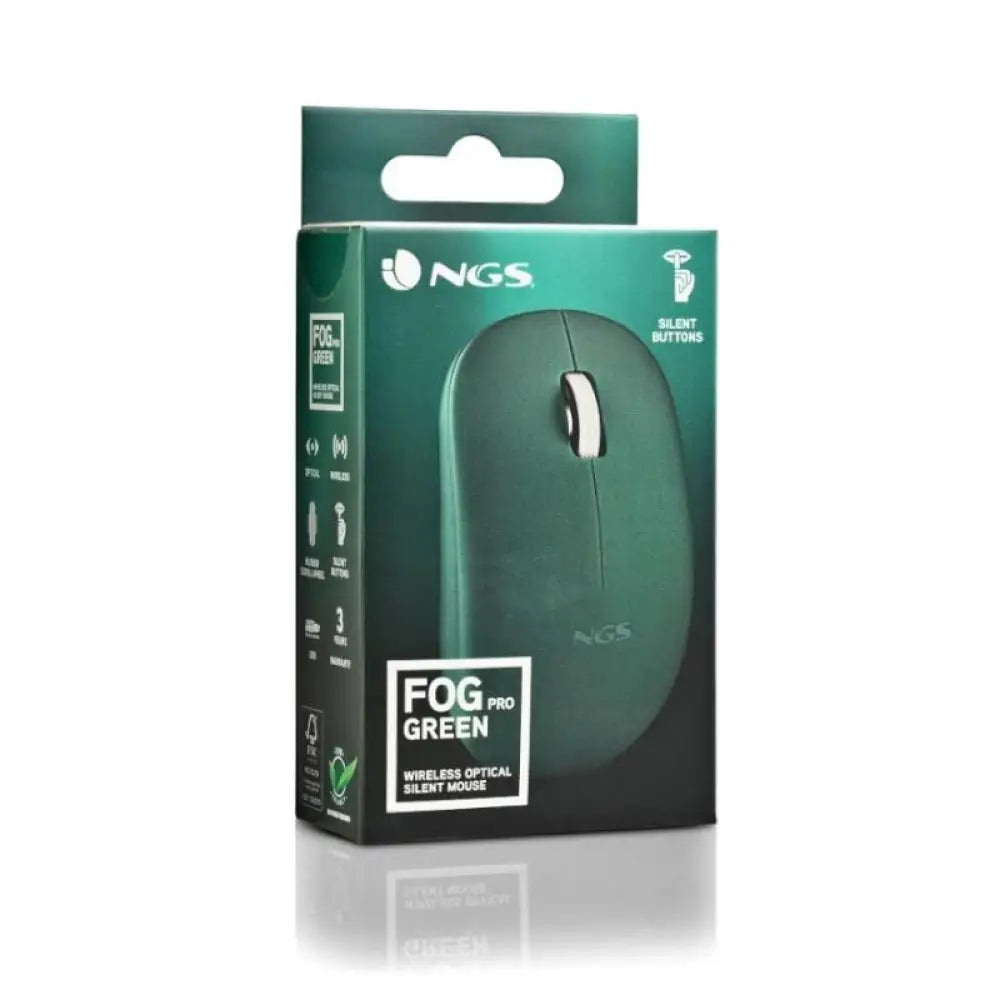 NGS Raton Fogpro Inalambrico Verde - detalle