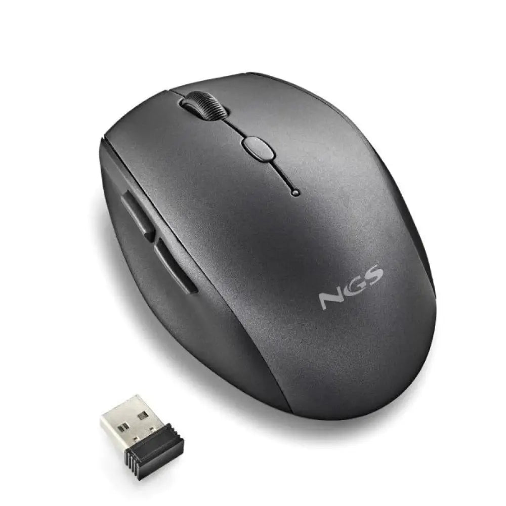 NGS RATON INALAMBRICO CON TECLAS SILENCIOSAS NEGRO - detalle