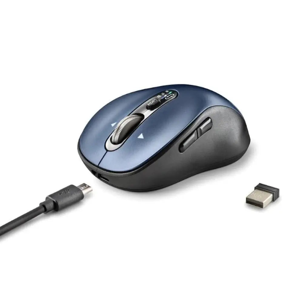 Ratón inalámbrico NGS multdispositivo, recargable, con conexión 2.4GHz, diseñado para facilitar el uso en diferentes dispositivos.