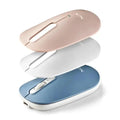 Ratón inalámbrico NGS multidispositivo 2.4GHz recargable con carcasa, diseñado para uso cómodo y versátil.