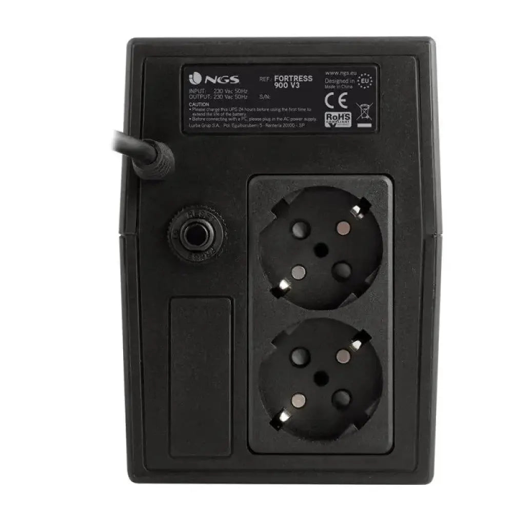 NGS Sai FORTRESS 900V3, UPS 360W - AVR 2 SHUCKO - detalle