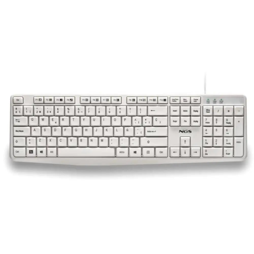NGS Teclado USB-A 12 Teclas Multi Cable 1.5M
