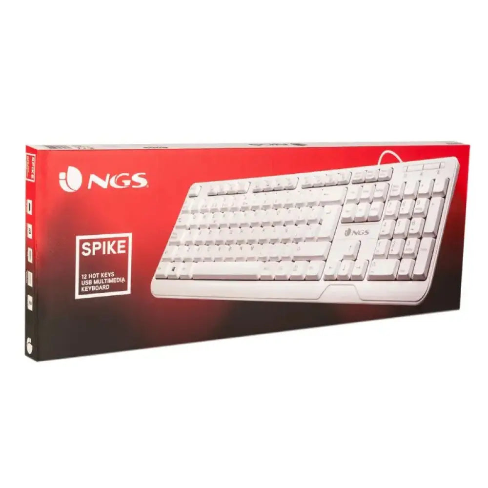 NGS teclado USB SPIKE 12 teclas multimedia - detalle