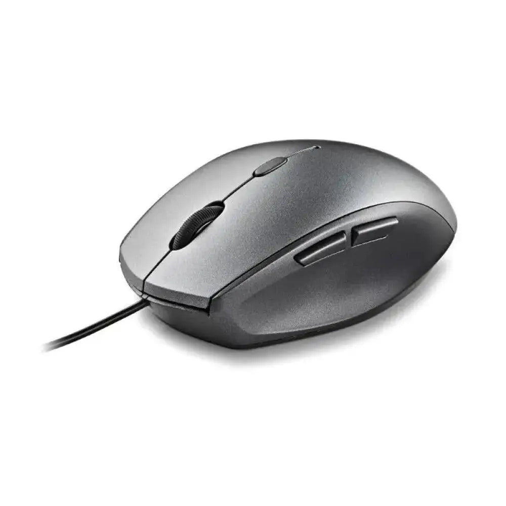 NGS WIRED ERGO SILENT MOUSE + USB TYPE C ADAP GRAY - detalle