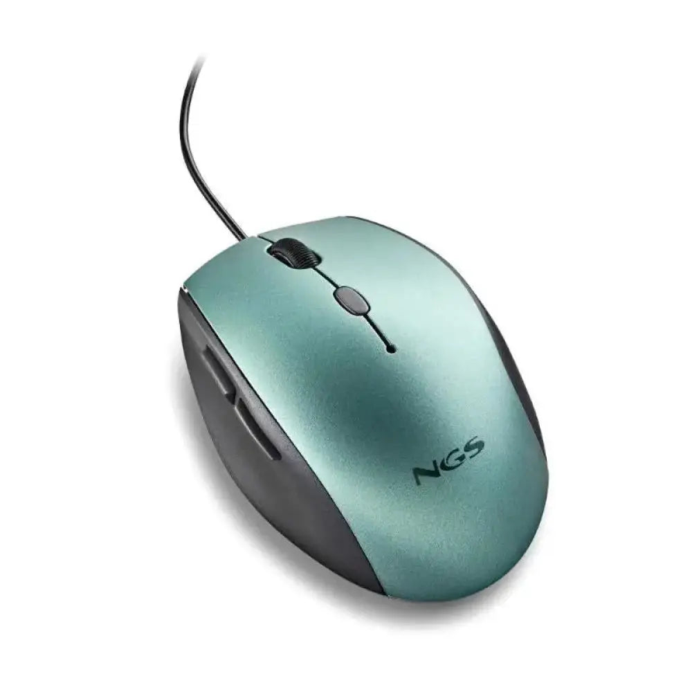 NGS WIRED ERGO SILENT MOUSE + USB TYPE C ADAPT ICE - detalle