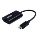 Adaptador USB-C a RJ45 Gigabit de NILOX para cables y accesorios PC, muestra el adaptador en color negro con puerto Ethernet.