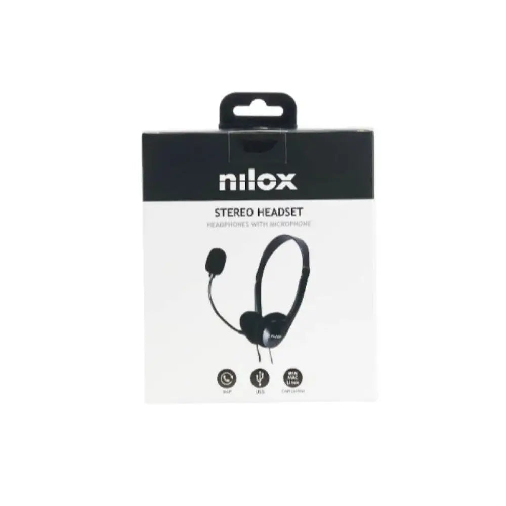 Nilox Auriculares con micrófono USB - detalle