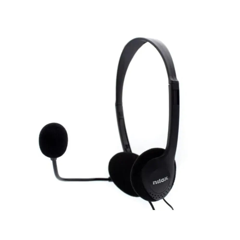 Nilox Auriculares NXCM0000004 Doble Jack Negro - detalle